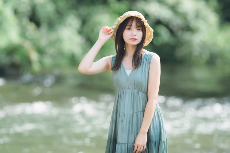梅山涼 御岳渓谷 ポートレート 002