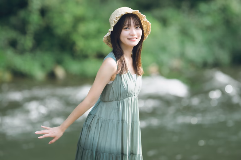 梅山涼 御岳渓谷 ポートレート 006