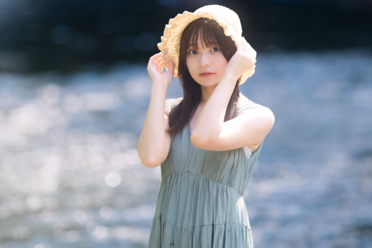 梅山涼 御岳渓谷 ポートレート 009