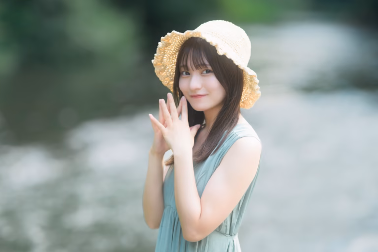 梅山涼 御岳渓谷 ポートレート 012