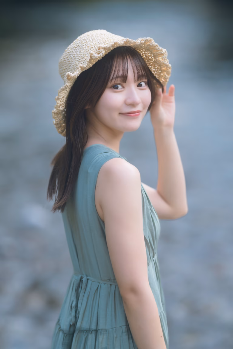梅山涼 御岳渓谷 ポートレート 015