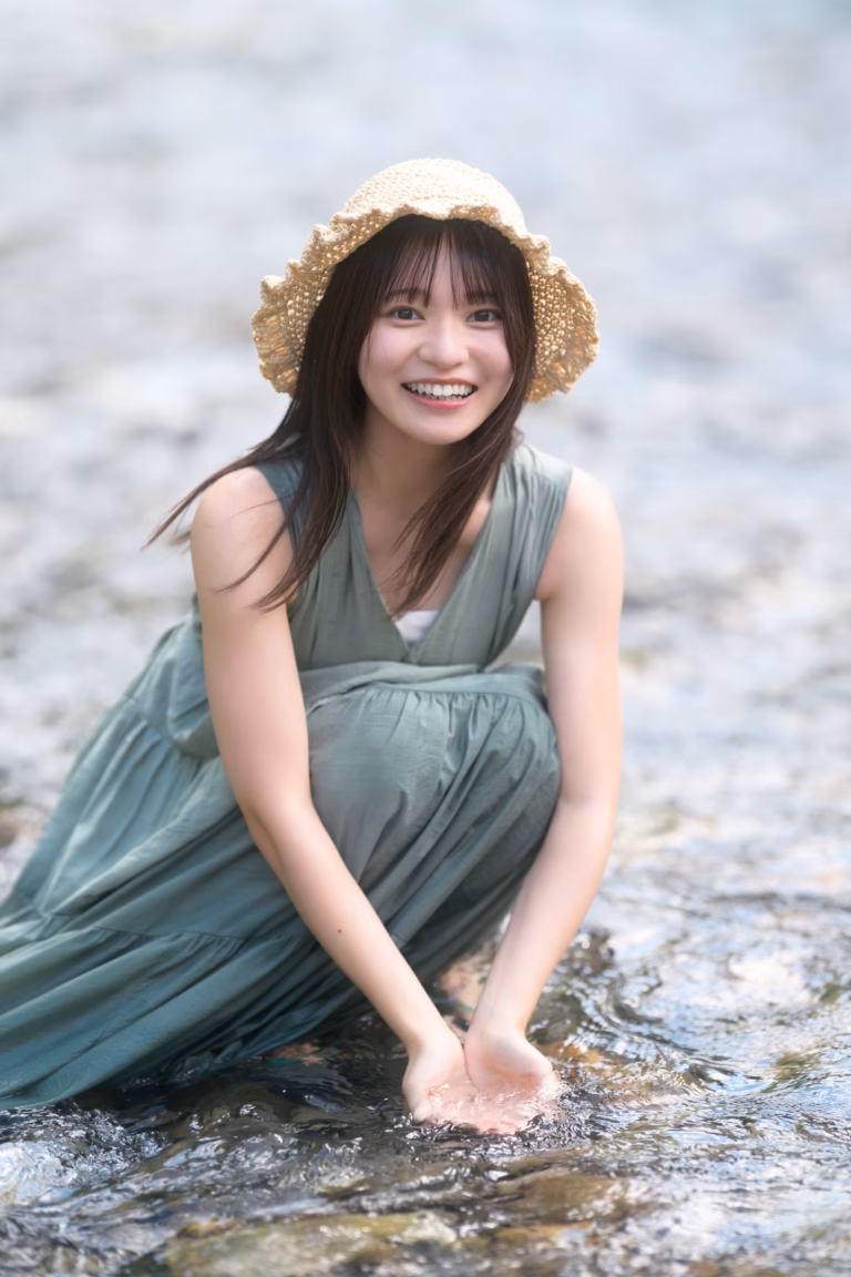 梅山涼 御岳渓谷 ポートレート 020