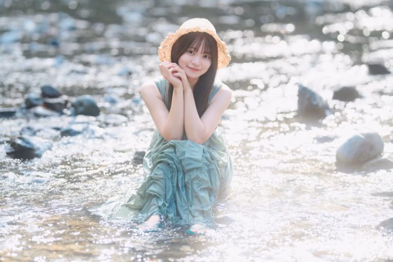 梅山涼 御岳渓谷 ポートレート 032