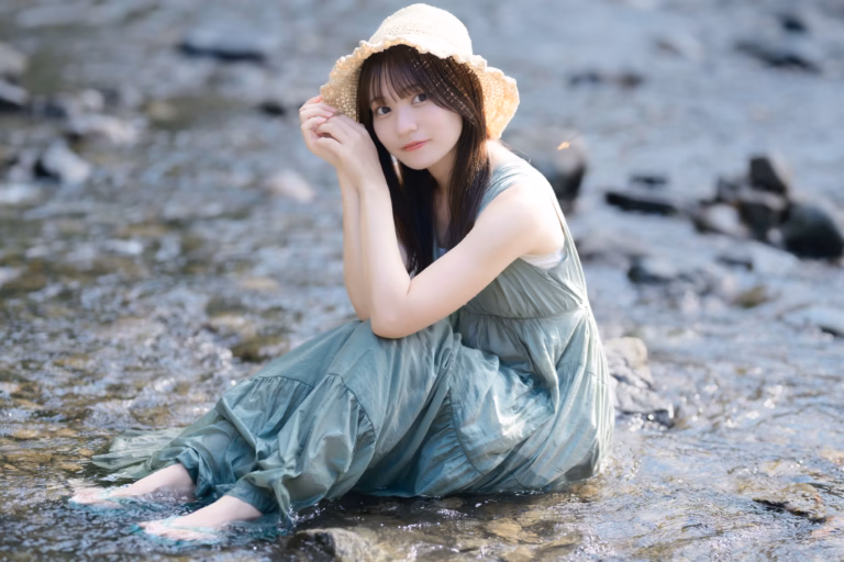 梅山涼 御岳渓谷 ポートレート 036