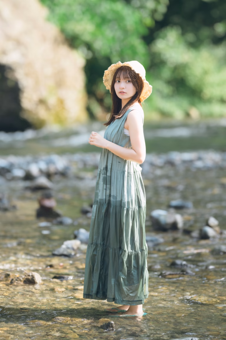 梅山涼 御岳渓谷 ポートレート 038