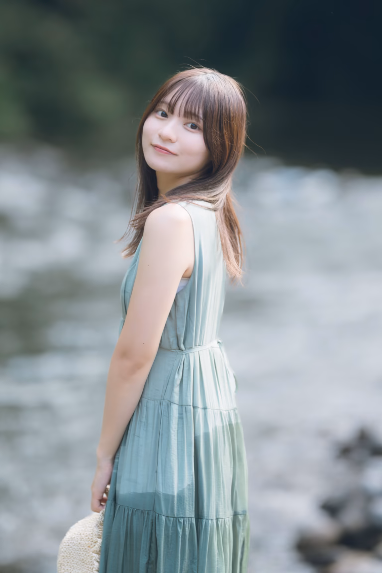 梅山涼 御岳渓谷 ポートレート 046