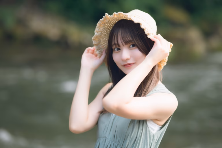 梅山涼 御岳渓谷 ポートレート 050