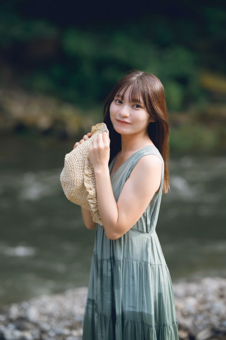 梅山涼 御岳渓谷 ポートレート 051