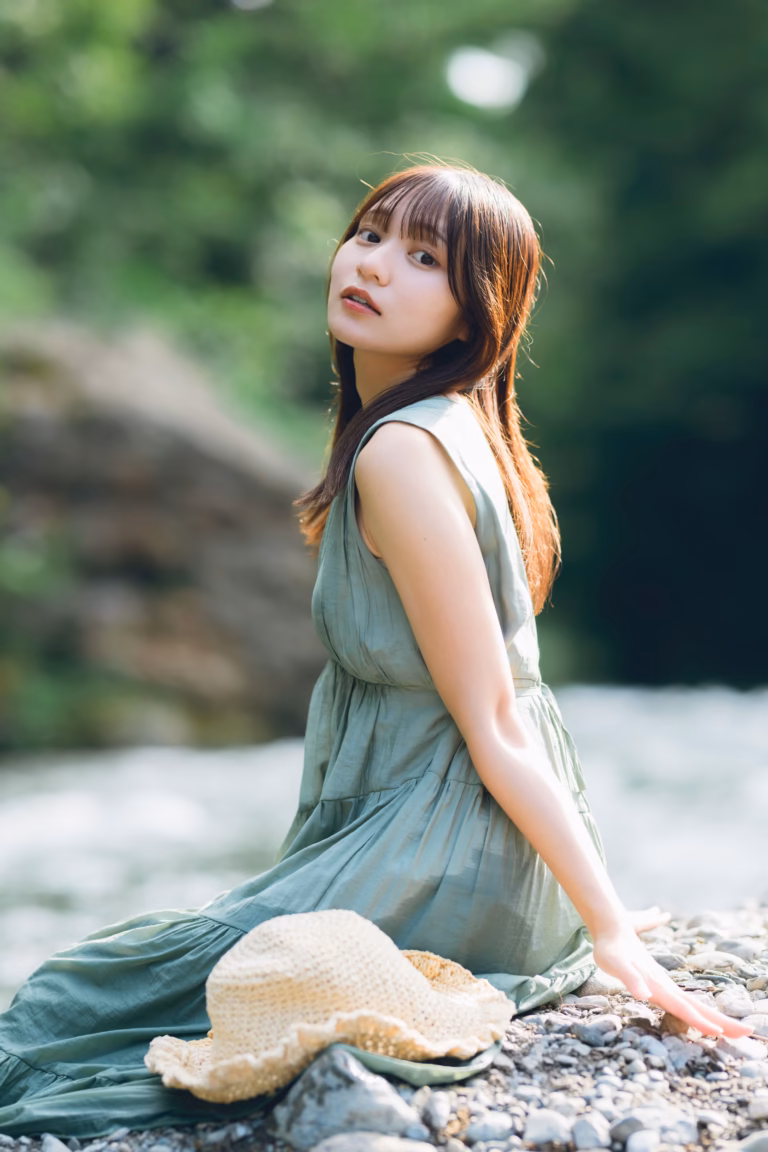梅山涼 御岳渓谷 ポートレート 061
