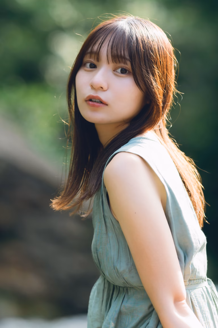 梅山涼 御岳渓谷 ポートレート 062