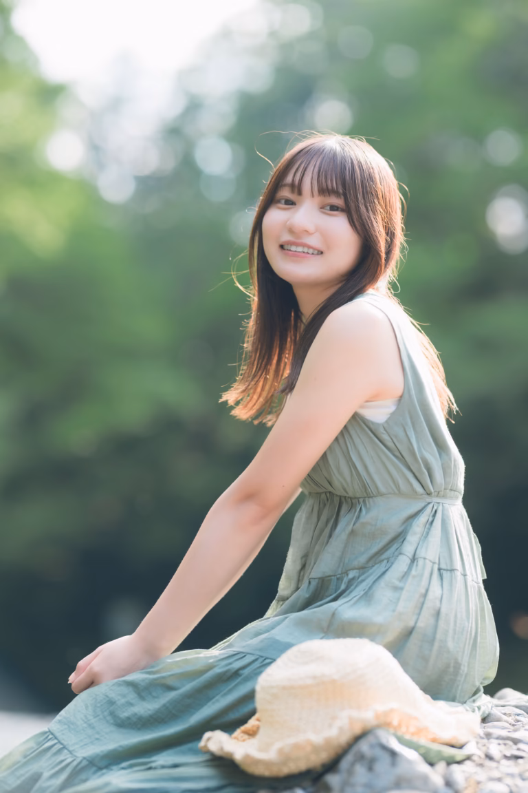 梅山涼 御岳渓谷 ポートレート 063
