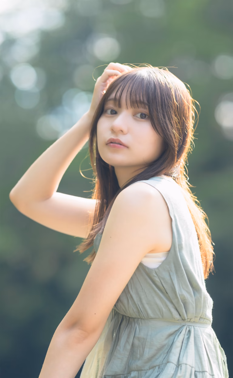 梅山涼 御岳渓谷 ポートレート 066