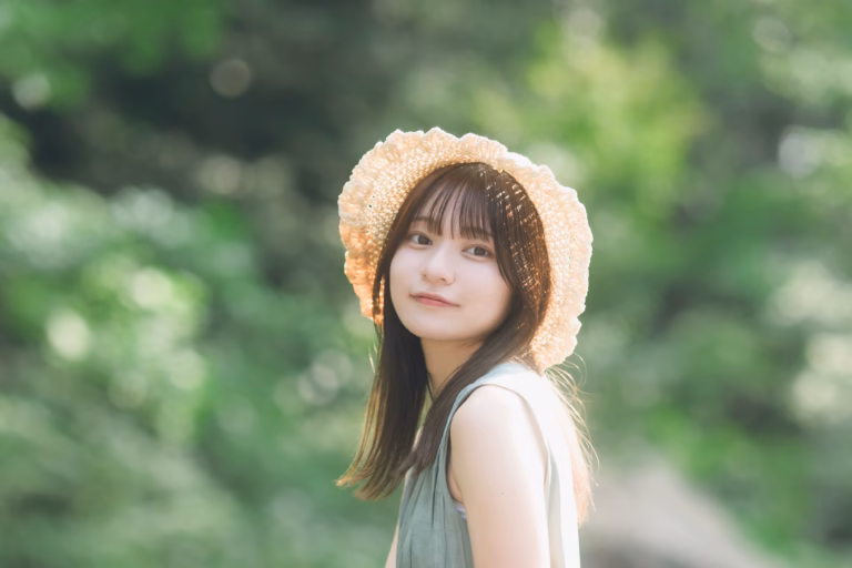 梅山涼 御岳渓谷 ポートレート 069