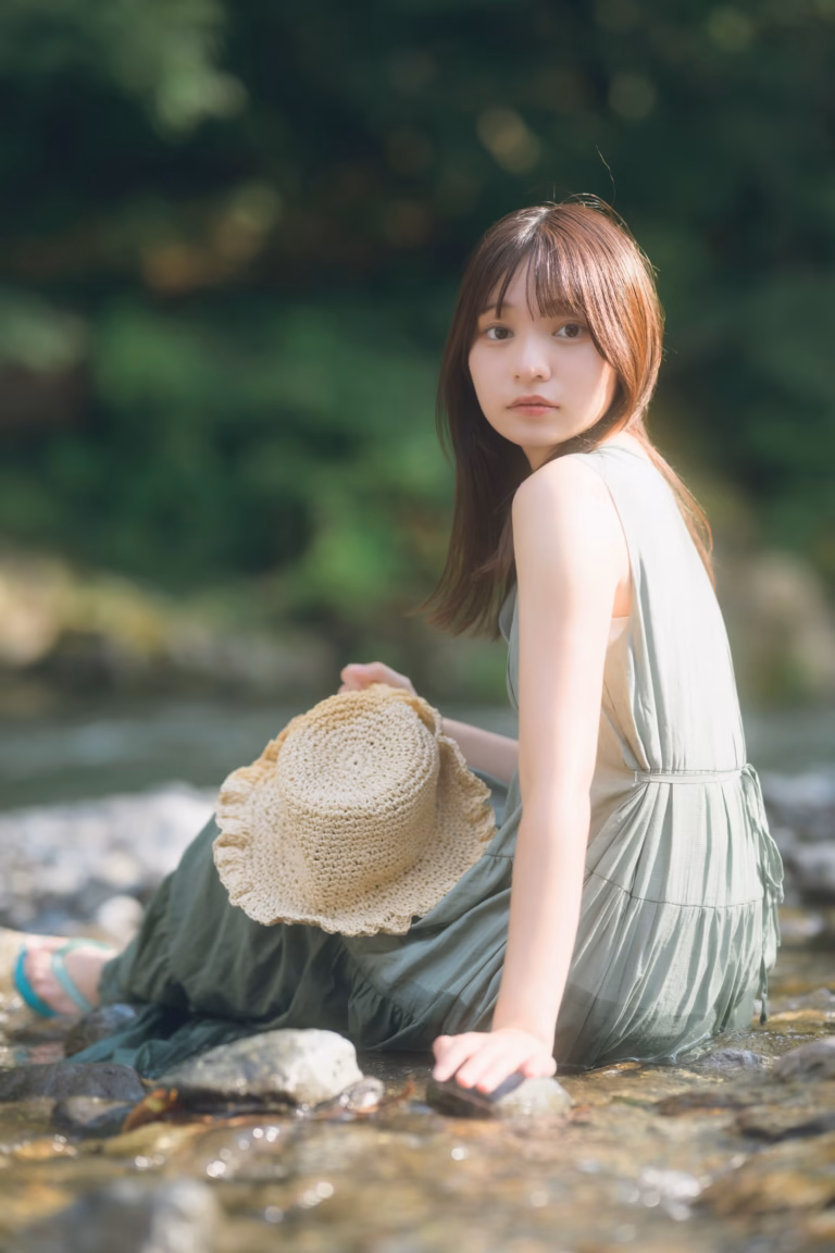 梅山涼 御岳渓谷 ポートレート 076