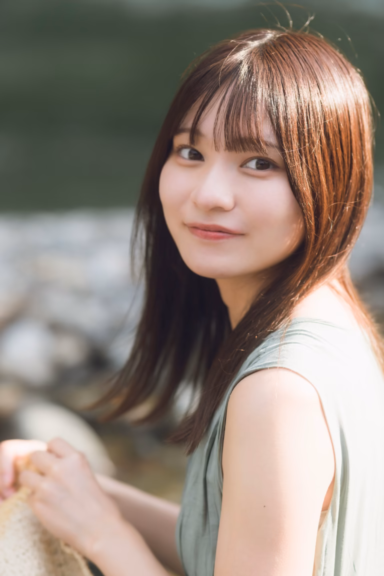 梅山涼 御岳渓谷 ポートレート 078