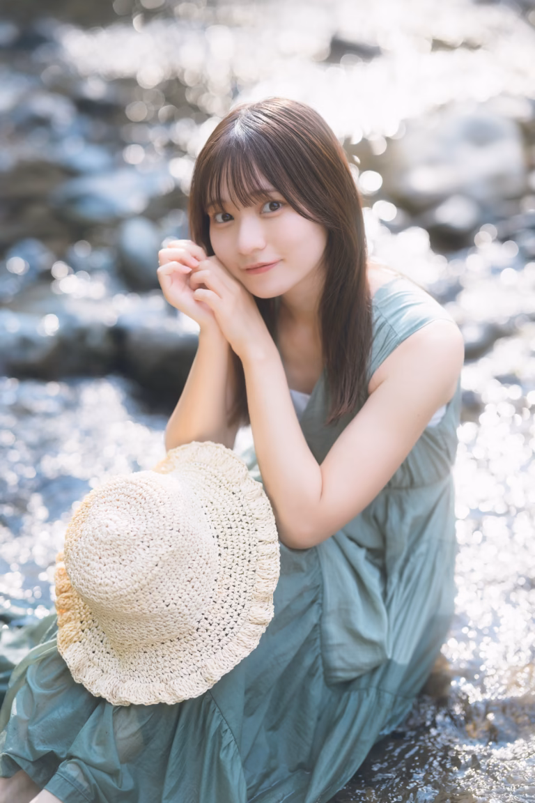 梅山涼 御岳渓谷 ポートレート 080