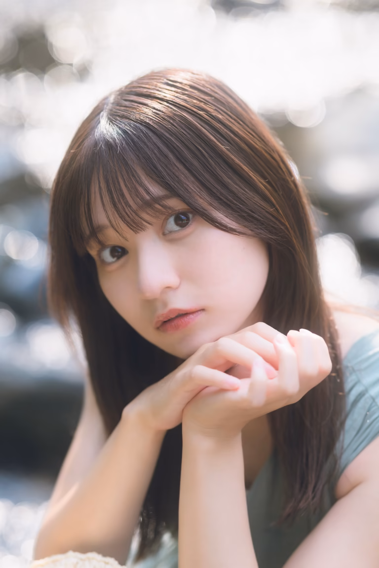 梅山涼 御岳渓谷 ポートレート 082