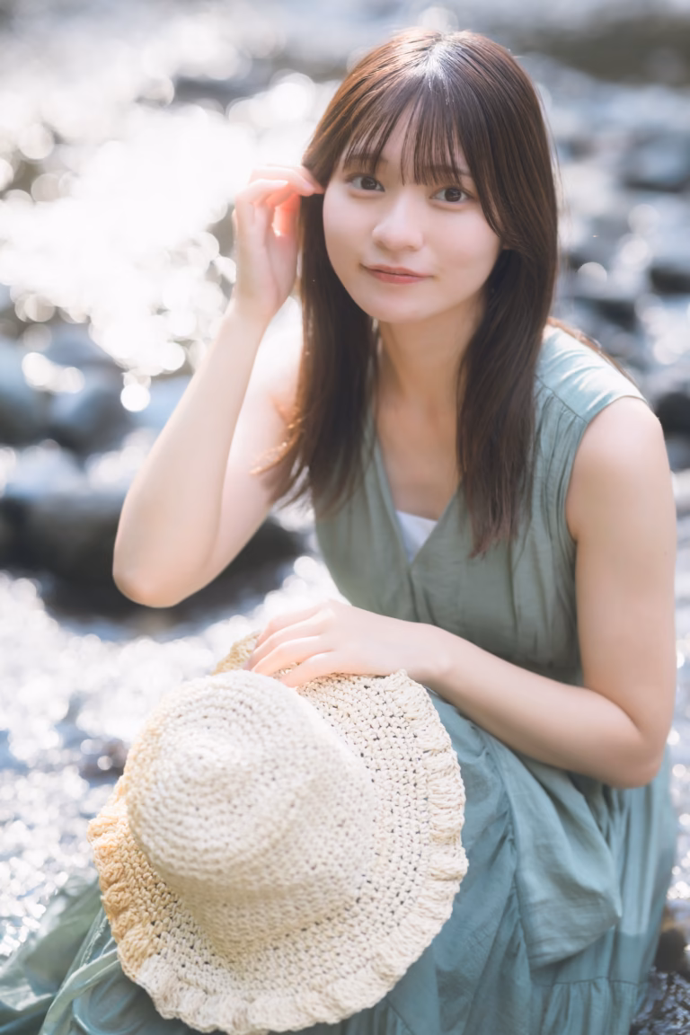 梅山涼 御岳渓谷 ポートレート 083