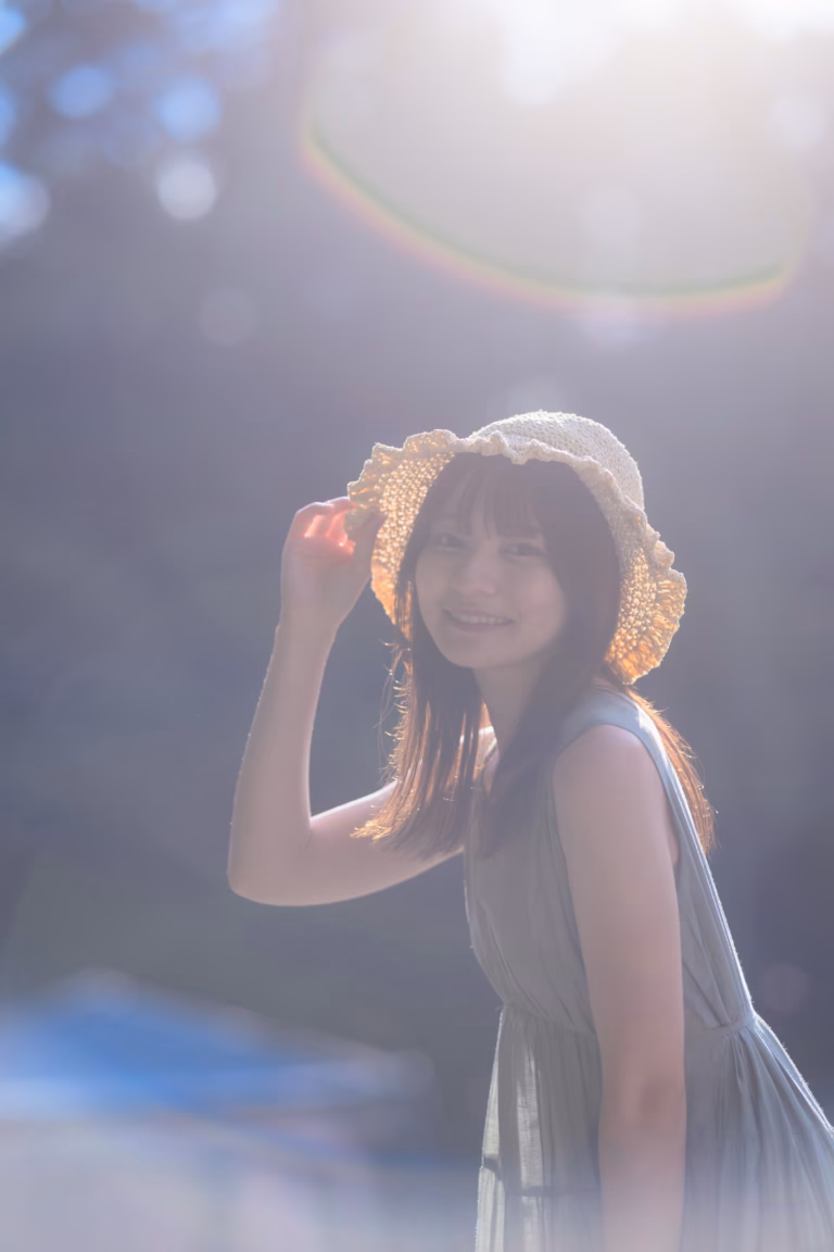 梅山涼 御岳渓谷 ポートレート 089