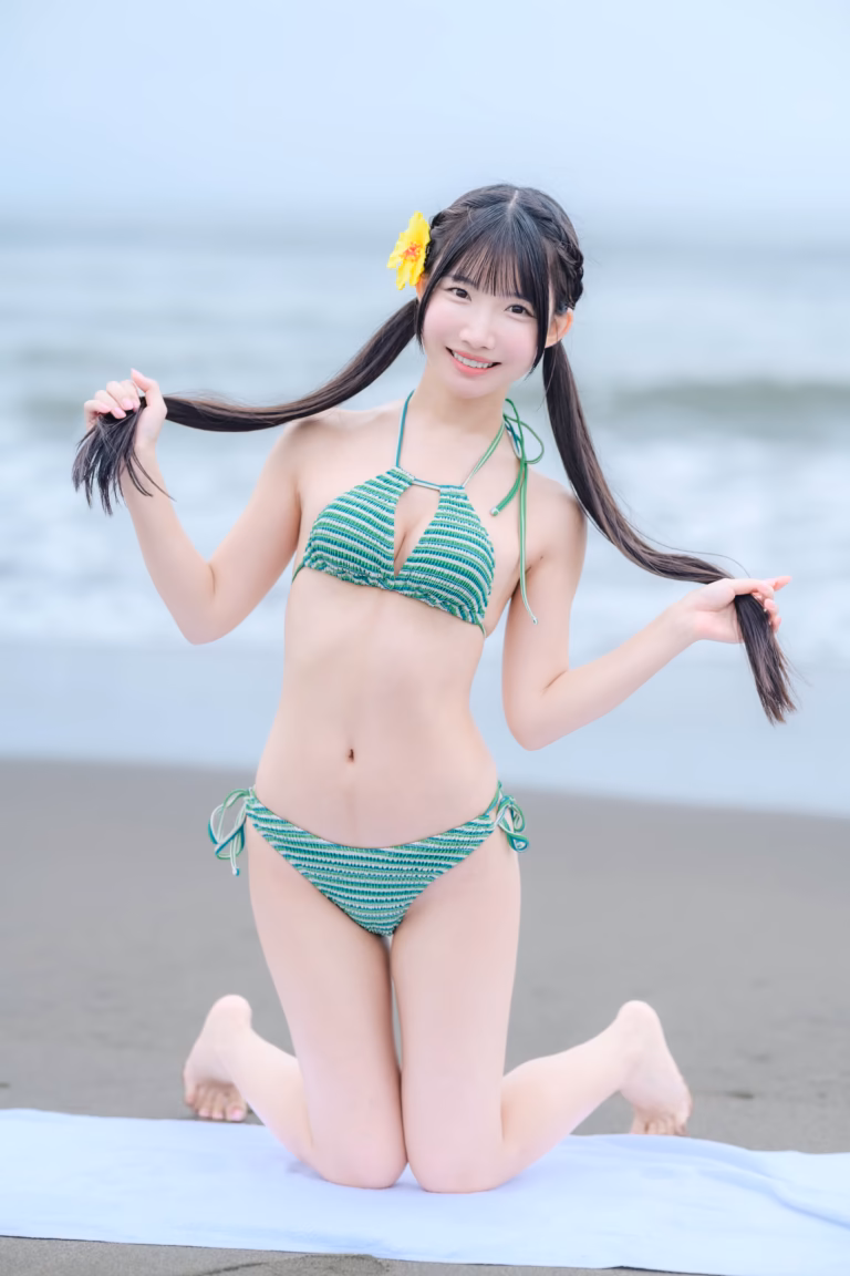 五百木いお 千葉の海 ポートレート 14