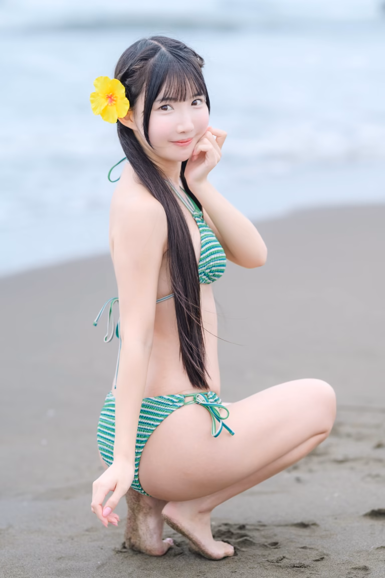 五百木いお 千葉の海 ポートレート 23